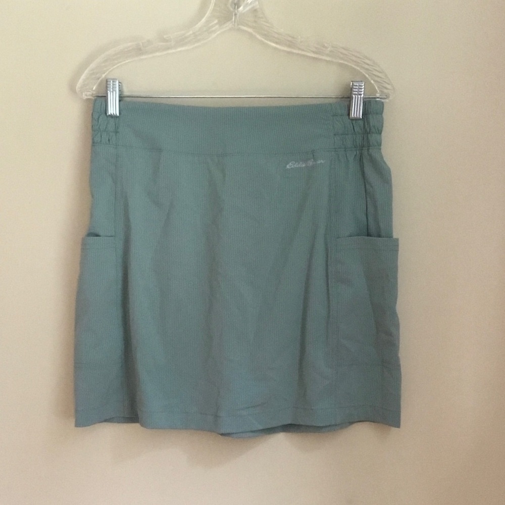 NEW Eddie Bauer Green Twin River Mini Skirt